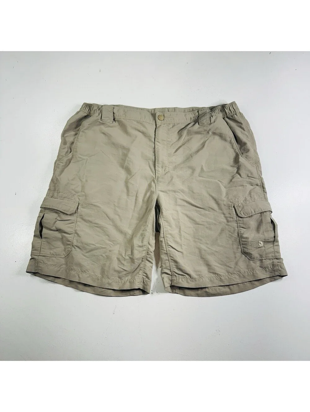 The North Face Cargo Shorts Beige Nylon Men’s Size XL